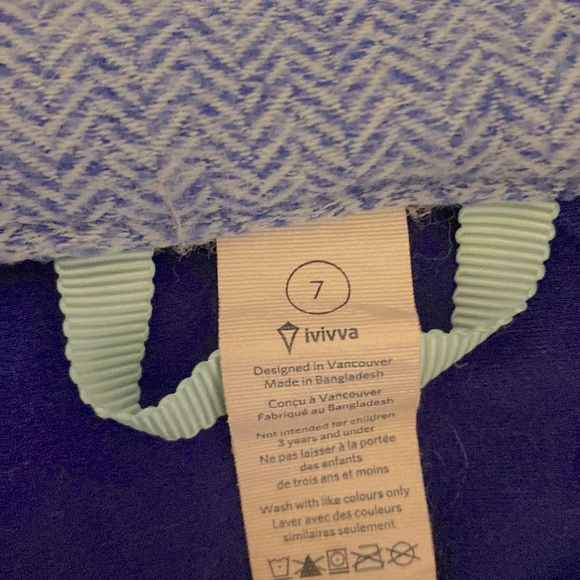 Ivivva purple athletic zip up jacket - Picture 3 of 3